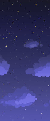Blue clouds background