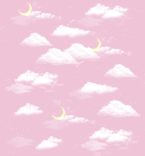 Moon and clouds background
