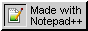 'Notepad++' button